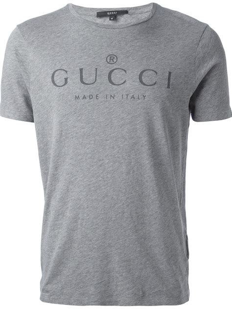 gucci shirt igersized grey|Gucci leather t shirt.